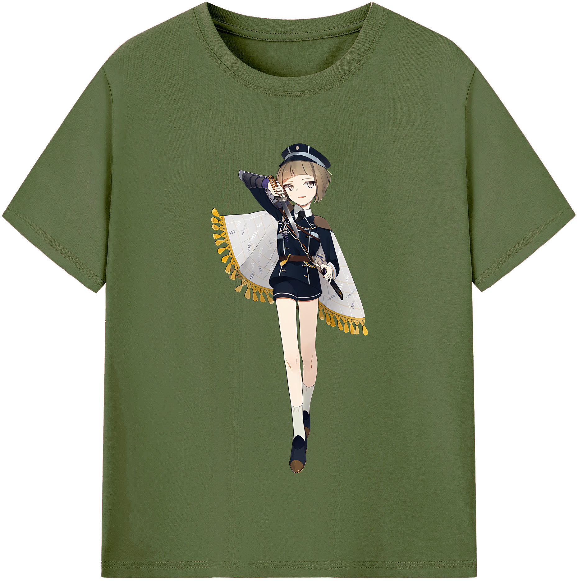 （画像用） 刀剣乱舞 Touken Ranbu 綿100％半袖Tシャツ（フロントプリント）